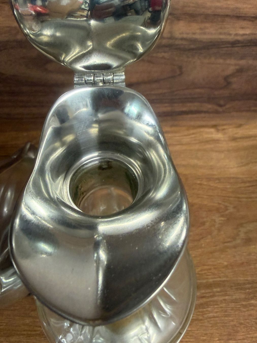 Caraffe: Elegantes Set: Glaskaraffe & Krug mit Silberaufsatz – Usato da Nussbaumen AG venduto da olitech5415 6
