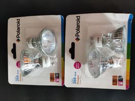 Polaroid Halogen Birnen neu  2*2 Stück, GU 10Fassung, dimmba