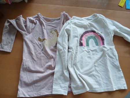 Langarmshirts H+M Gr 110/116