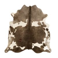 echtes Kuhfell Teppich alpen/white