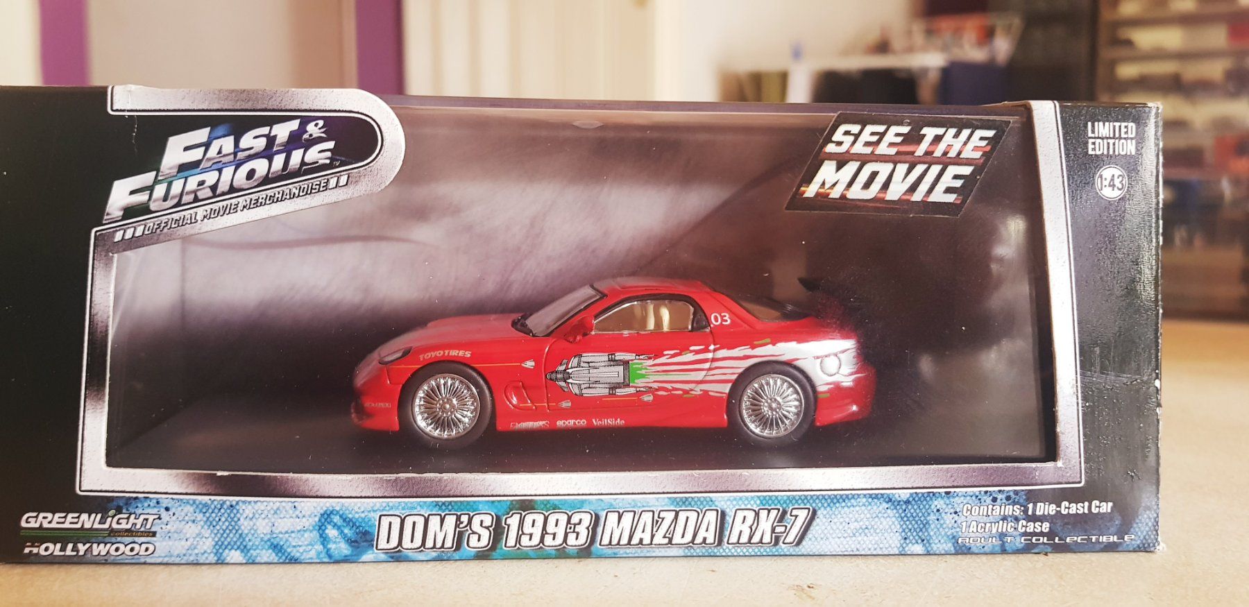 Greenlight Modellautos: Mazda RX-7 fast and furious 1 43 – Gebraucht aus Undervelier von Tufitufi7