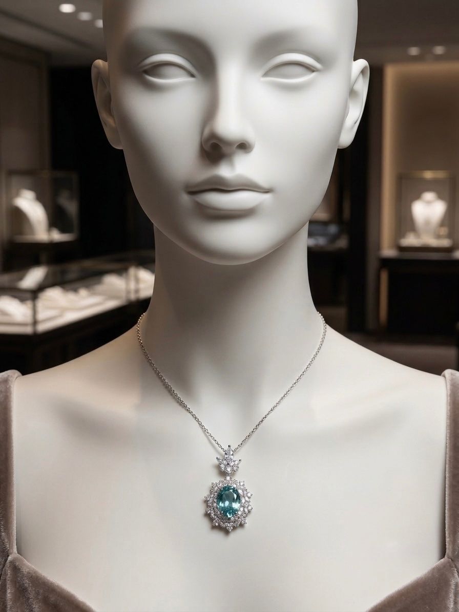 Catenine: Collier Tourmaline Paraiba Luxe – Nuovo e nell'imballaggio originale da St-Maurice venduto da Sandrinette123 1