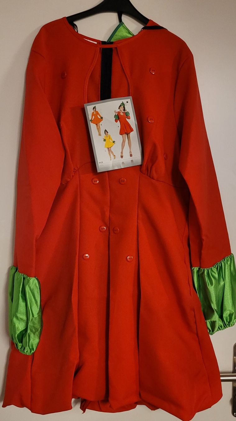 Costumi: Kostüm  Erdbeere Damen Grösse 38 – Nuovo e nell'imballaggio originale da Oberuzwil venduto da aseinkaufswelt