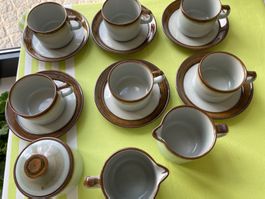 DESIRÉ 6 Tasse mit untertasse DENMARK ZUKERDOSE 2 MILKANNE