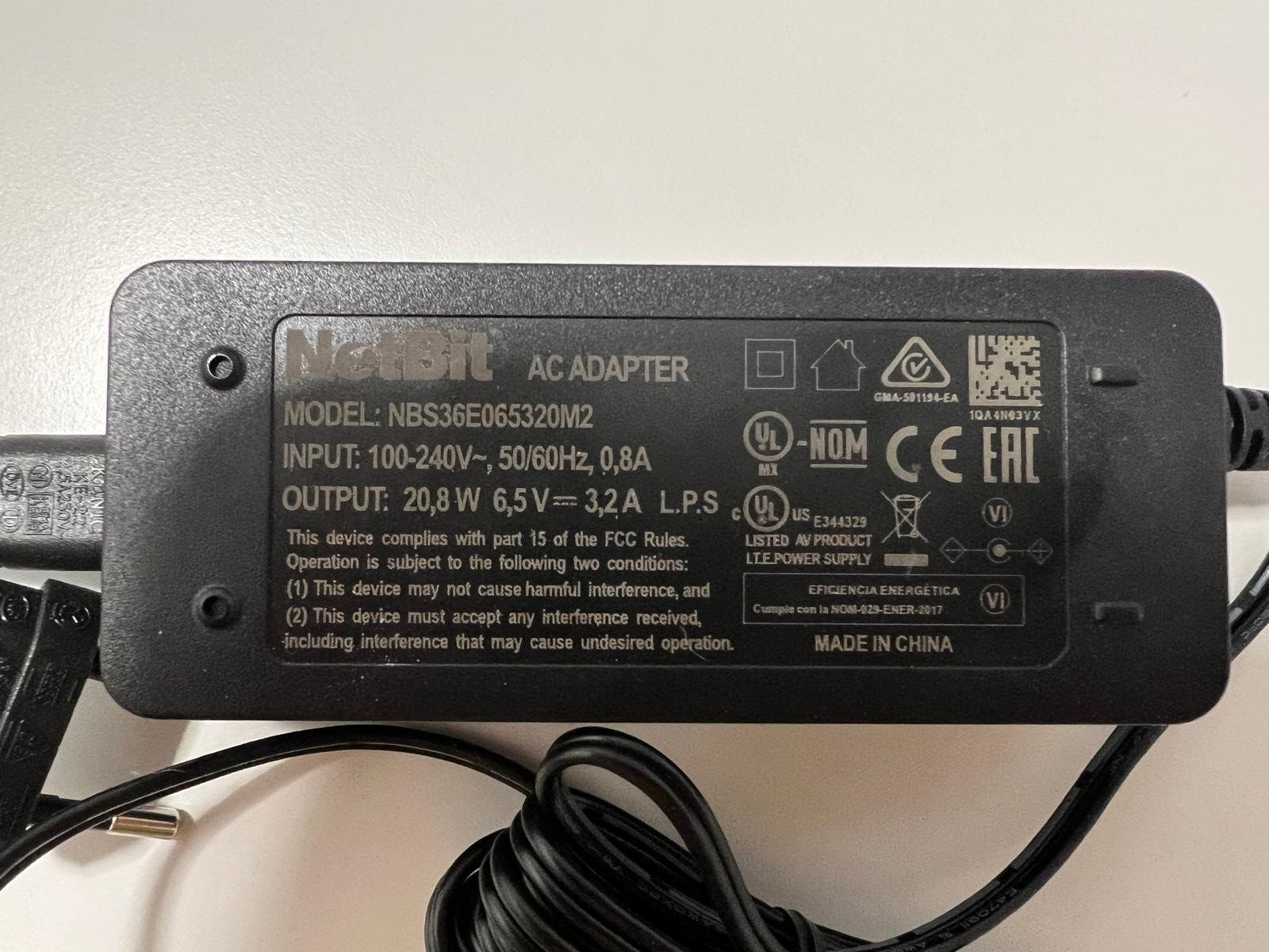 Unità & Adattatore: NetBit AC Adapter NBS36E065320M2, Top Zustand! – Nuovo (secondo la descrizione) da Innertkirchen venduto da Gontschar 2