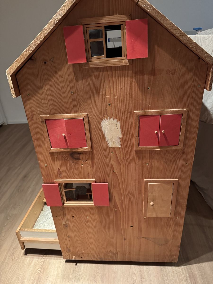 Case e mobili per bambole: Puppenhaus Holz – Usato da Binningen venduto da Caudiamima 3