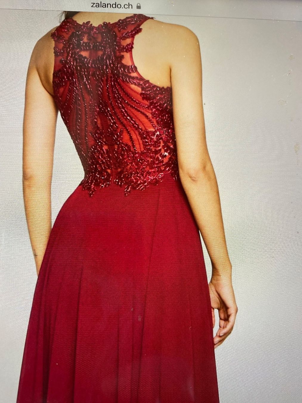 Vestiti: Abendkleid Gr. 42 Bordeaux – Usato da Schönenberg ZH venduto da zeit8geist