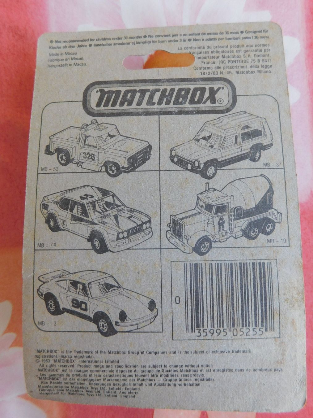 Matchbox Modellini d'auto: Matchbox Ferrari Testarossa OVP – Nuovo e nell'imballaggio originale da Strengelbach venduto da Wedi73 5