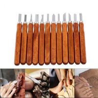 NEU✅ 12 Stück Holzschnitzwerkzeug Set für Holzbearbeitung