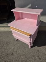 Kindersekretär mit Aufsatz und Schubladen rosaHolz gebraucht
