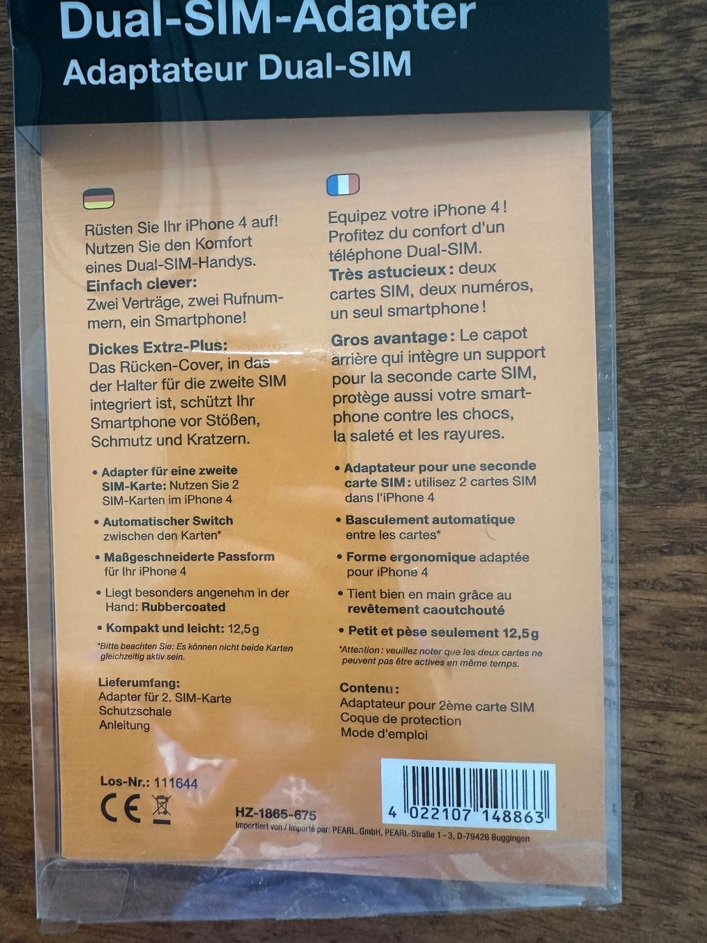 Dual Laufwerke & Adapter: Dual SIM Adapter I Phone 4 (Callstel) – Gebraucht aus Rothenburg von wer_g9fd 2
