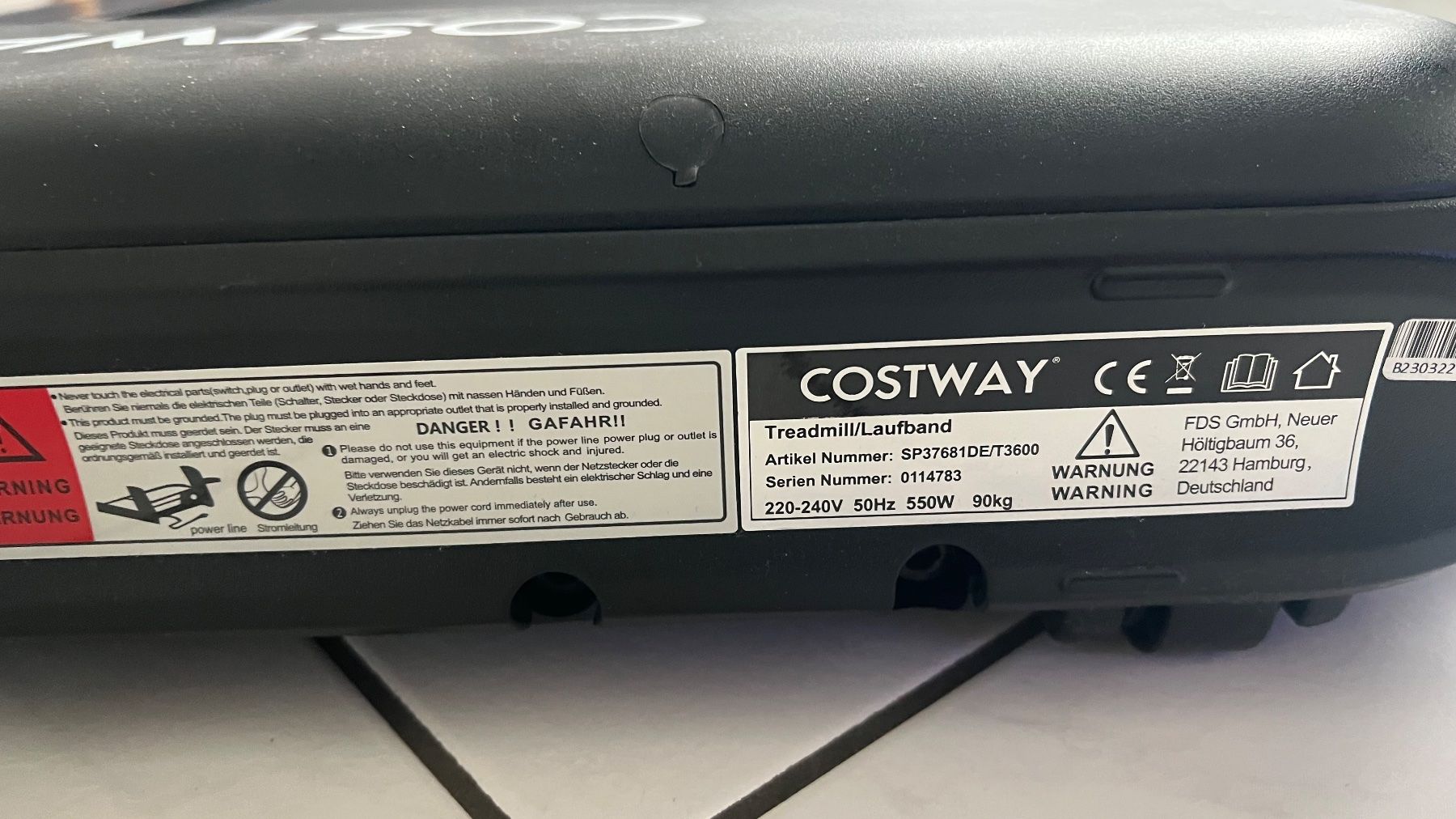Hometrainer: Laufband Castway fast neu – Usato da Reinach BL venduto da uni_69b7 4