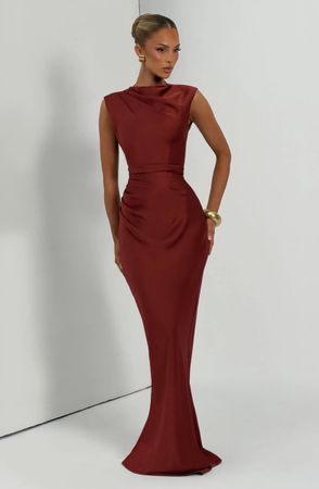 BABYBOO Avielle Maxi Dress Deep Rust