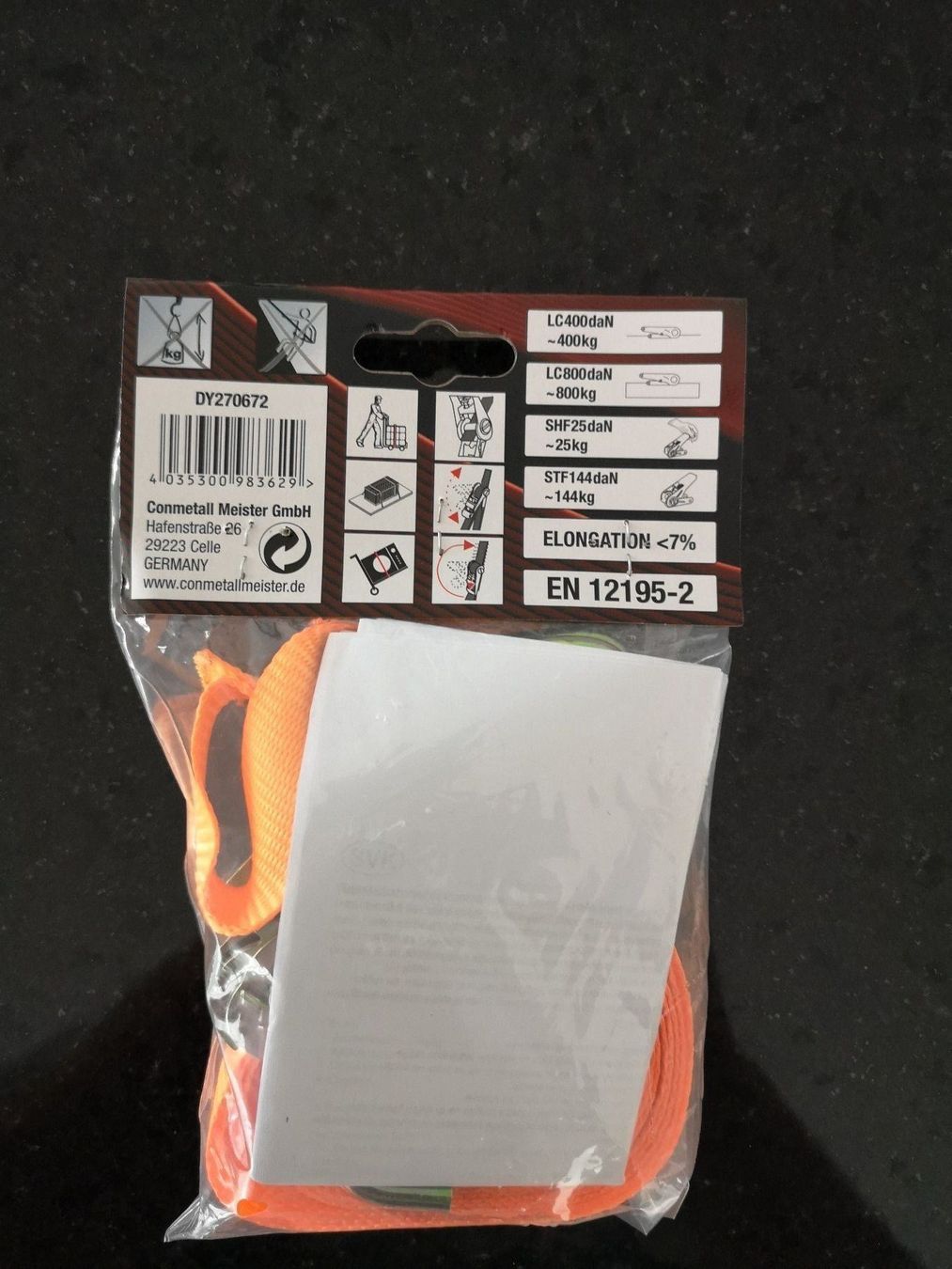 Tutti gli attrezzi: Spanngurt 2-teilig 3.5m x 25mm – Nuovo (secondo la descrizione) da Rothenburg venduto da Patri00 1