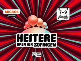 3 Tagespass Heitere Open Air Zofingen 7-9 August 2026