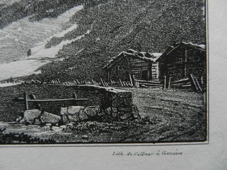 Incisioni: Vue de Louëche Leukerbad – Usato da Risch venduto da Rischli15 6