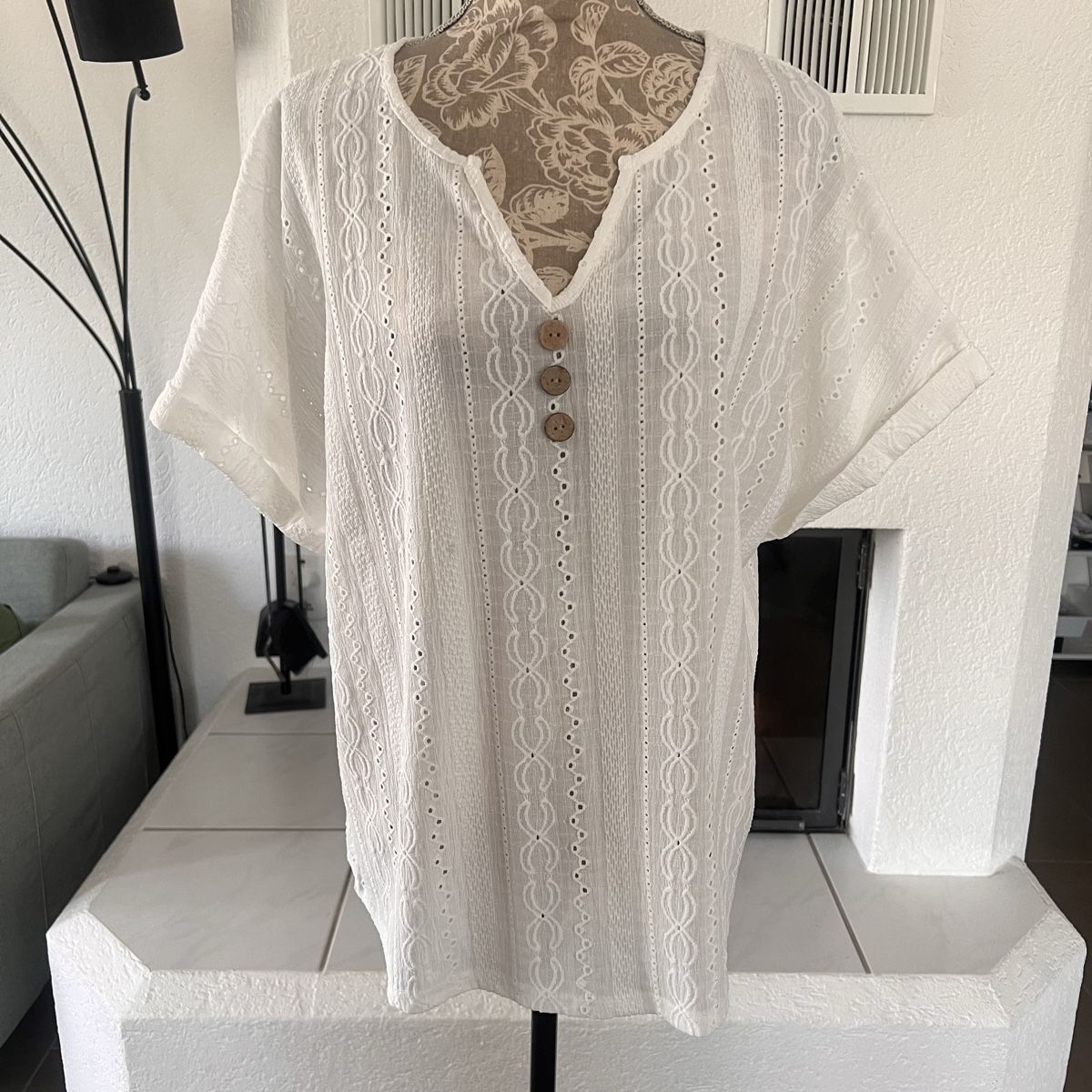 T-shirt: Weisses Tshirt Gr. XL – Nuovo (secondo la descrizione) da Seon venduto da Sunny-Schmuck78