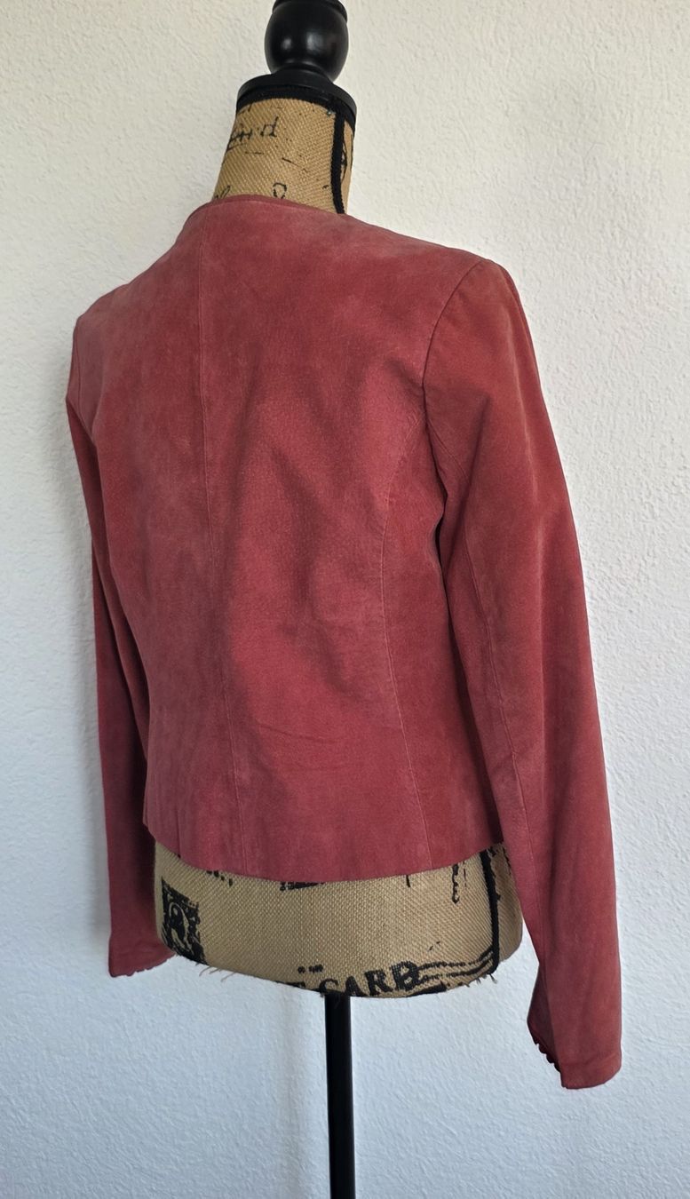 Jacken: Schicke  Wildleder Jacke, Grösse 38, Gebraucht – Gebraucht aus Rheinsulz von Gilea 2