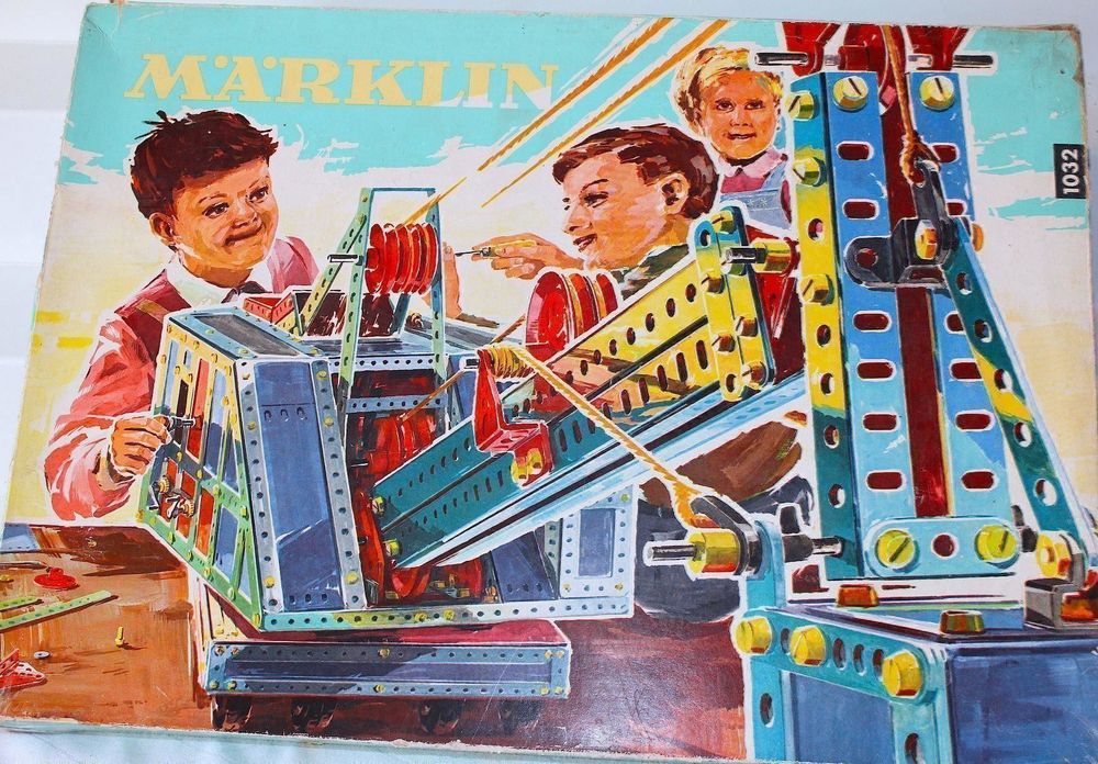 Märklin n° 1013 coffret de montage pelleteuse 52 x 35 x 8,5 cm avec