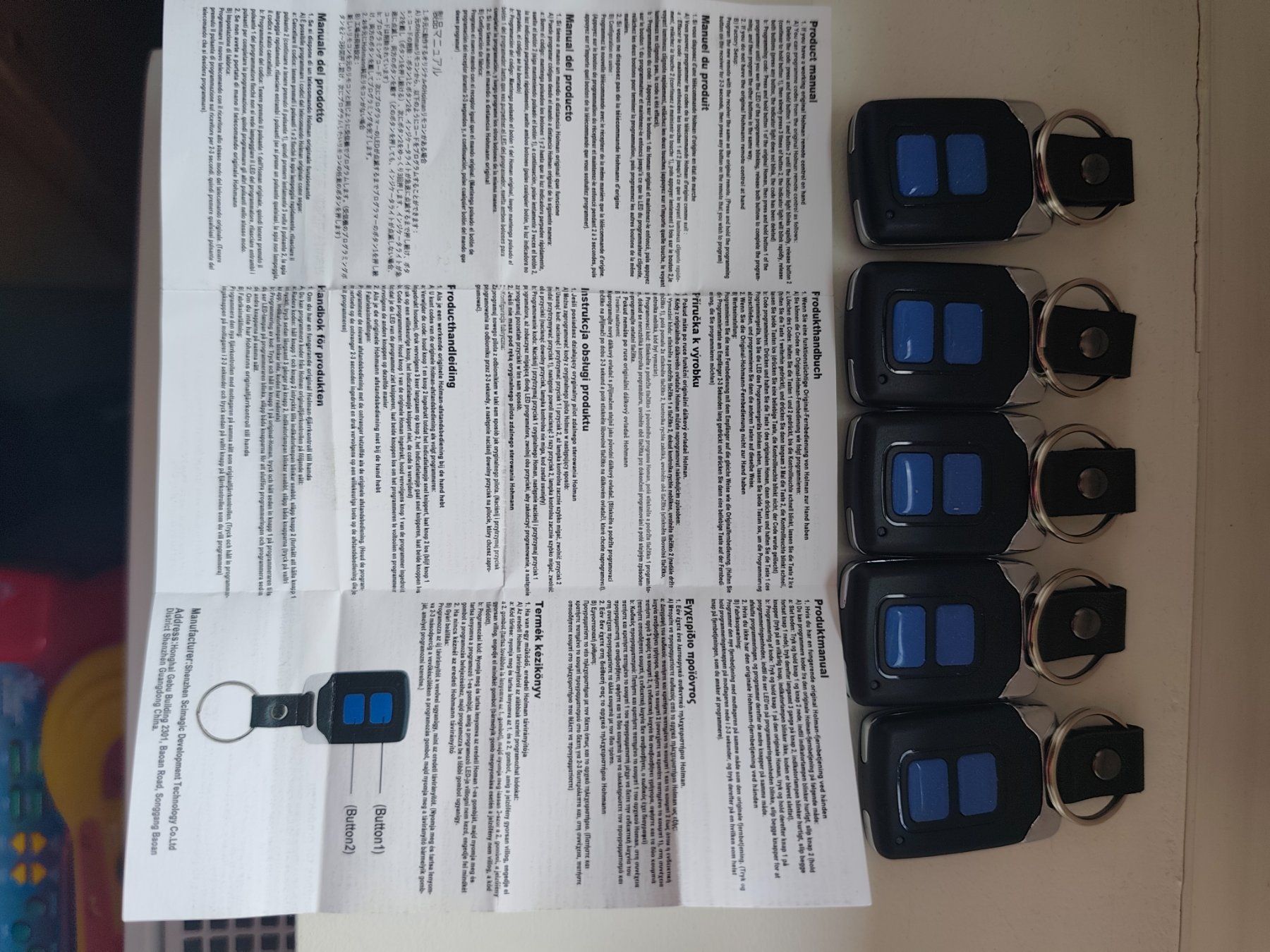 Télécommandes: Handsender Garage – Neuf (Voir description) à Pratteln par Vroba 5