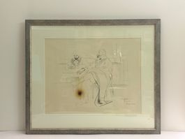 Ernst Morgenthaler (1887-1962) - In der Wachstube in Marokko