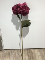Hochwertige Kunstblumen Hortensien Farbe Burgundy