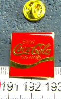 ENJOY COCA-COLA PIN GLASIERT GOLDIG