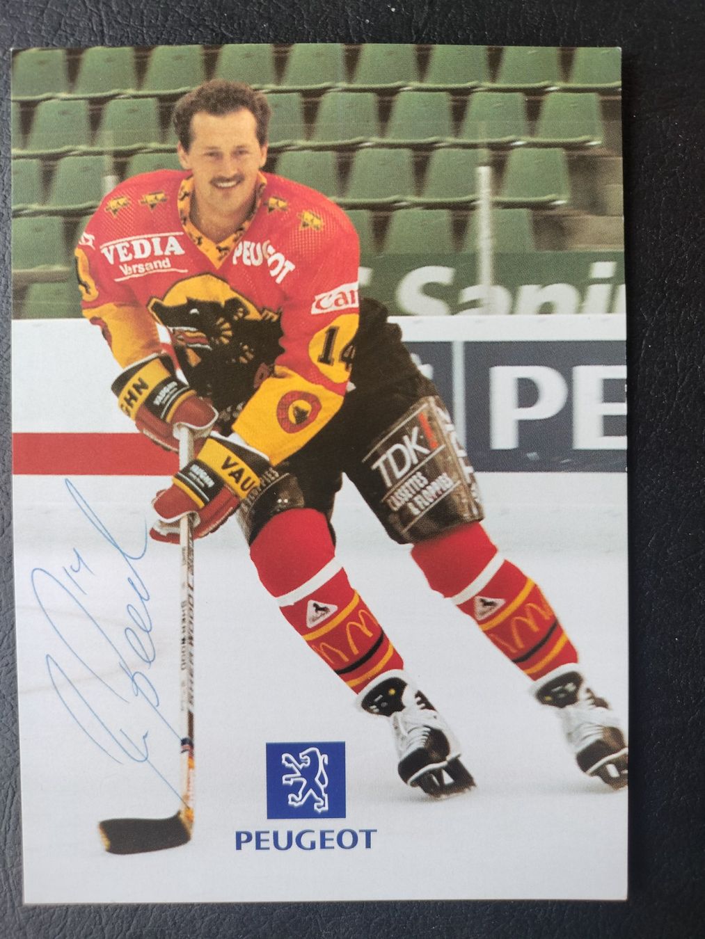 Autografi: Autogrammkarte SC Bern, SCB , Andreas Beutler – Usato da Schwanden Sigrisw venduto da cadieux71