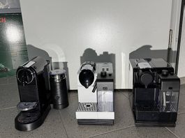 3 x 1 Nespressomasch.+ 3 x 330 Kapseln zu verkaufen