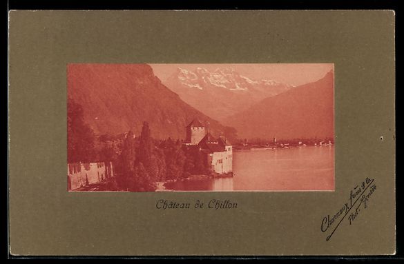 Cartes postales: AK Chillon, Château de Chillon – D'occasion à Berlin par bartko-reher