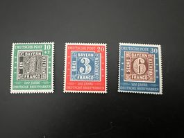 Deutsche Post  1949 Mi. Nr. 113-15  *  mit Erstfalz (4896)