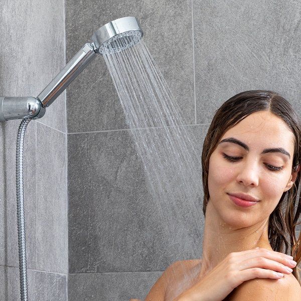 Soffioni doccia: Doppel-Dusch-Brause mit 3-in-1-Spender – Nuovo e nell'imballaggio originale da Geneve venduto da Titi2008 8