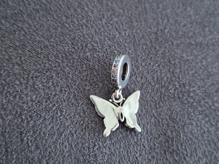Pendentifs: Silber Charm Schmetterling +Garantie – Neuf (Voir description) à Rotkreuz par Carbone_Bijou-Shop 2