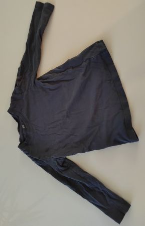Kinder Langarmshirt dunkelgrau, Grösse 98/104, H&M