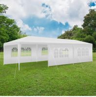 Pavillon 9 x 3 m, im Stecksystem 8 abnehmbare Seitenteile