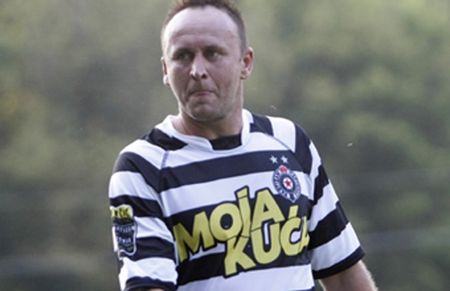 FK Partizan Belgrad  Matchworn Trikot Sasa Curcic