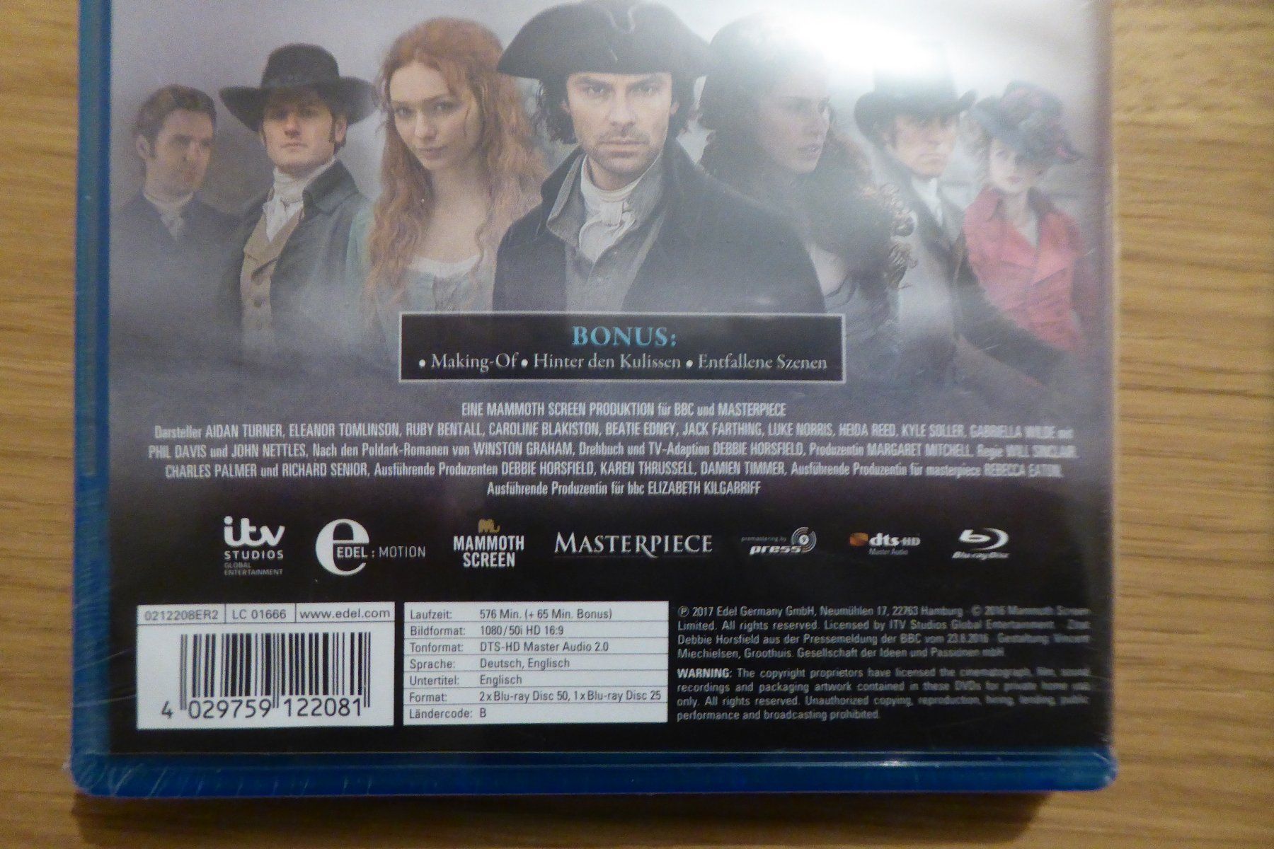 Tutti i DVDs: Bluray Poldark Staffel 2 – Nuovo e nell'imballaggio originale da Allschwil venduto da Summelsarium 3