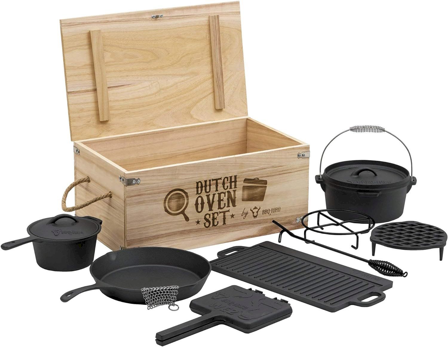 Pentole: BBQ-Toro Dutch Oven Set 10-teiliges – Nuovo e nell'imballaggio originale da Bottighofen venduto da zaap