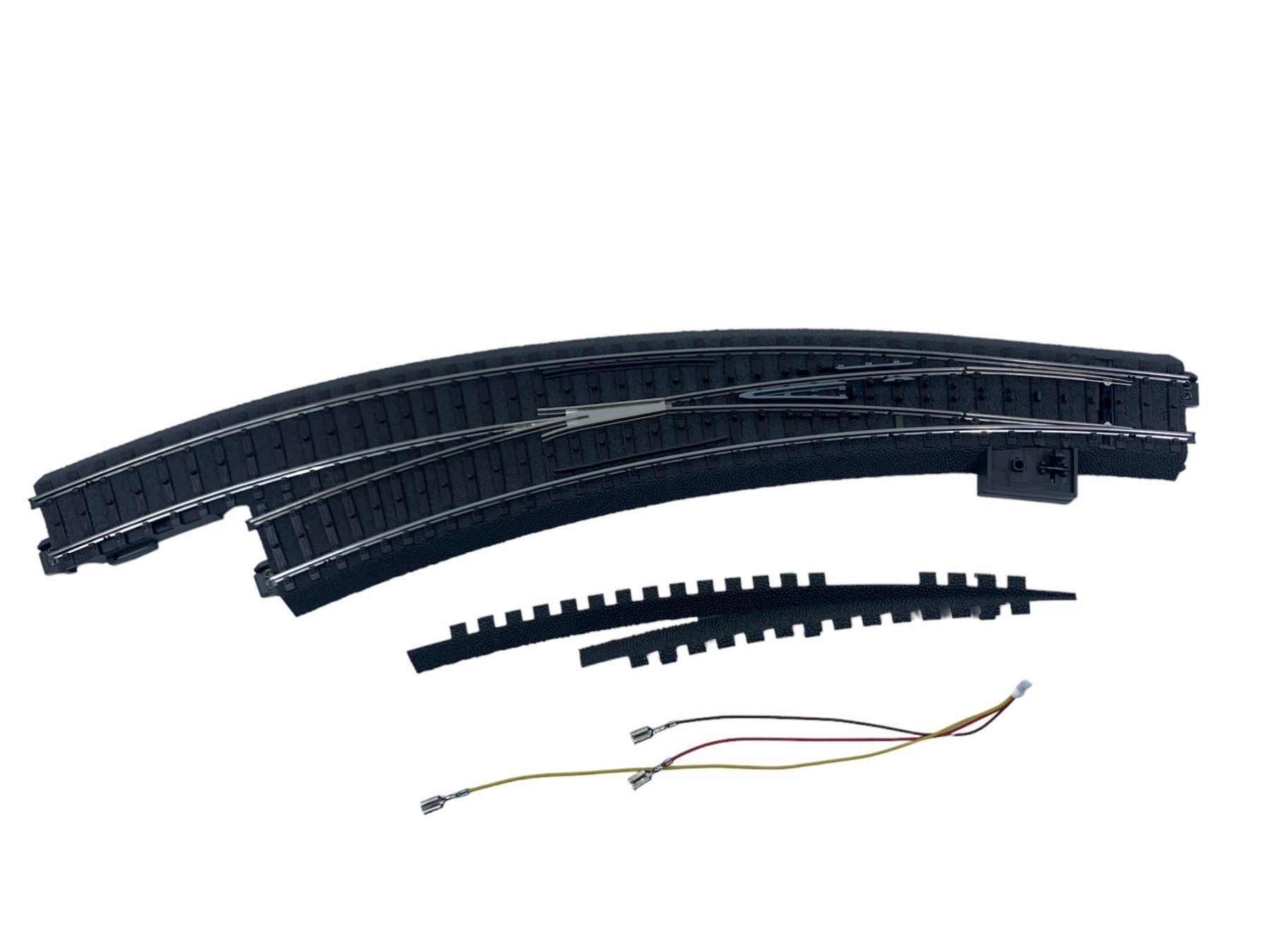 Märklin Modellini di ferrovie: Märklin H0 Bogenweiche links Radius 515 mm – Nuovo e nell'imballaggio originale da Rorschach venduto da zubispielwaren 1