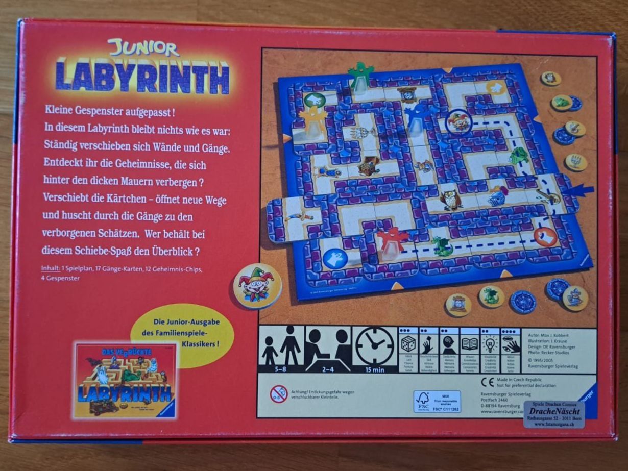 Ravensburger Giochi: Brettspiel Ravensburger Labyrinth Junior – Nuovo (secondo la descrizione) da Münsingen venduto da BeatGrolimund 1