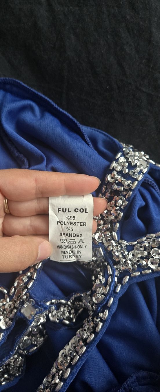 Kleider: Abendkleid Königsblau Gr. 36/38  – Gebraucht aus Wollerau von Didi.ada 8