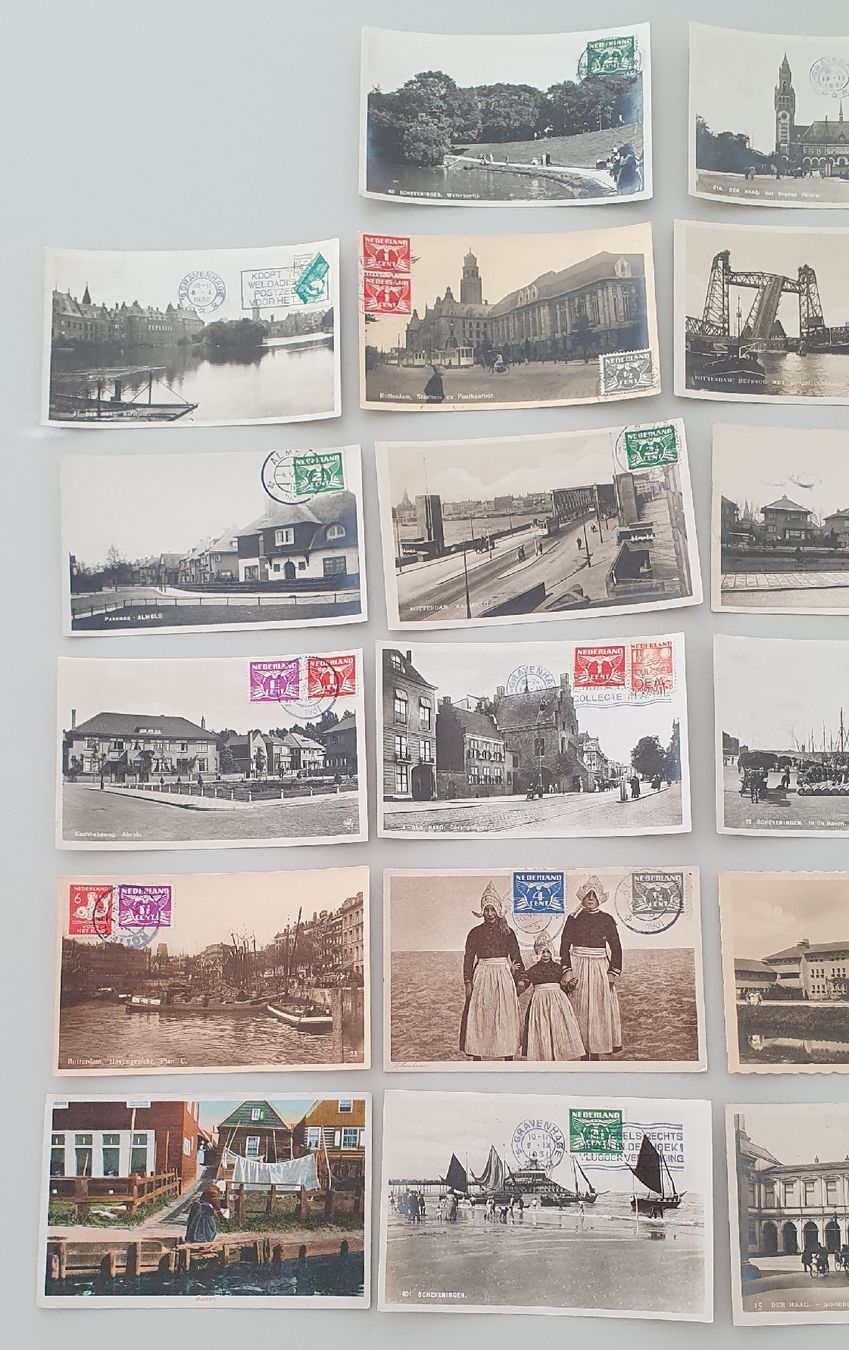 Ansichtskarten: Lot 32 Ansichtskarten Niederlande – Gebraucht aus Kreuzlingen von Rschweiz1 1