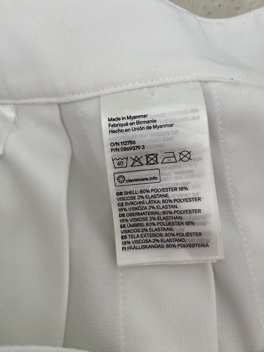 H&M Gonne: H&M weisser Rock Grösse 36 – Usato da Wigoltingen venduto da luu23 5