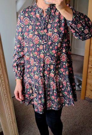 Tunika für Schwangerschaft (Umstandsmode) Gr. M, 100% Tencel