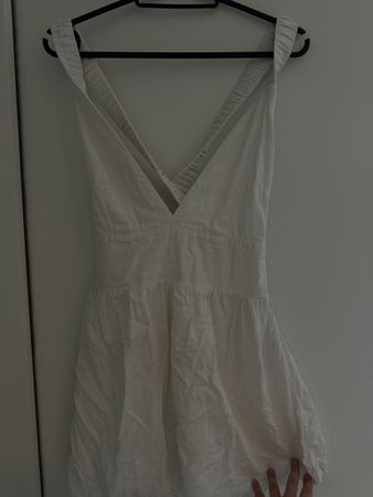 Weisses Sommerkleid von Abercrombie & Fitch Grösse M