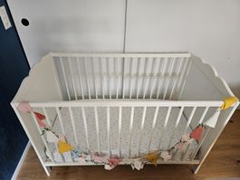 Babybett, weiss, Top Zustand