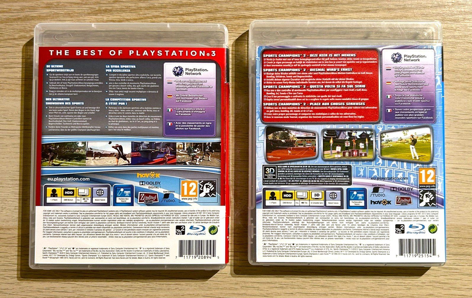 Sony Spiele: Sports Champion 1 und 2 PS3 – Gebraucht aus St. Gallen von Alpine.Arcade 1