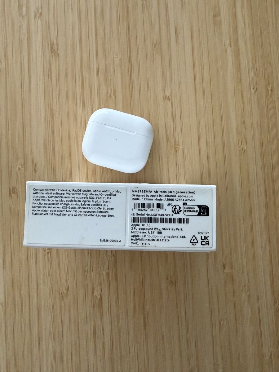 Apple Kopfhörer: AirPods gen.3 – Gebraucht aus Alchenflüh von hel_n6bm 1
