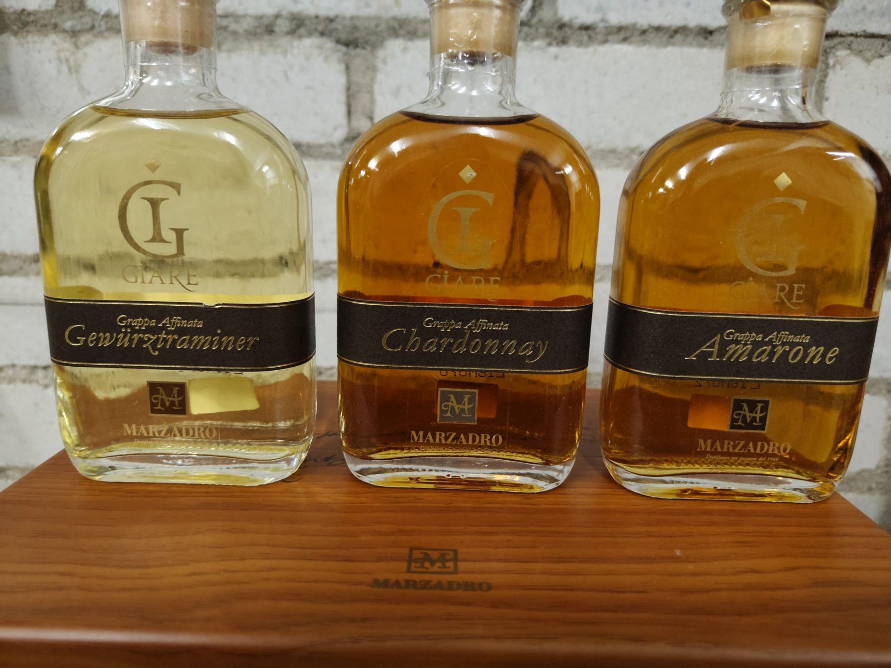 Spirituosen: Geschenkset Grappa Marzadro Le Giare  3x0.2l – Neu und originalverpackt aus Münchenstein von wusmarino 4