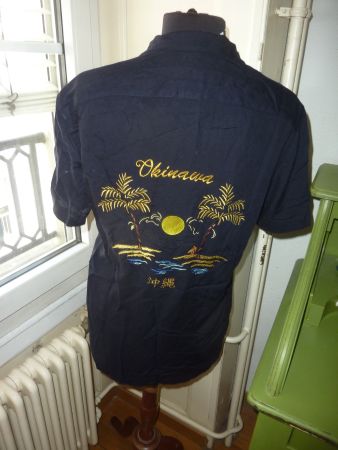 chemisier noir ESTIVAL taille M ZARA pour homme